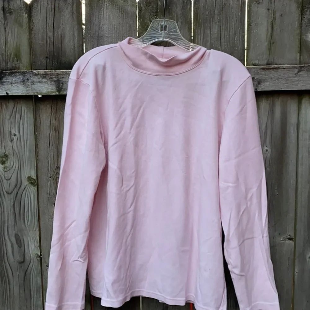 Karen Scott pink turtleneck sz. XL
